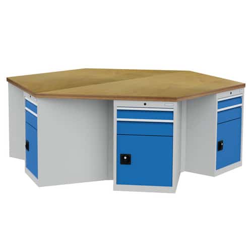 Bedrunka + Hirth 6-Eck-Werkbank