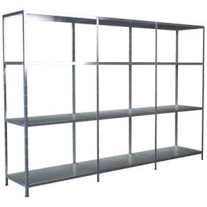 SCHULTE REGALWELT Grundregal mit 2 Anbauregalen