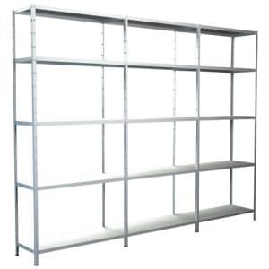 SCHULTE REGALWELT Grundregal mit 2 Anbauregalen