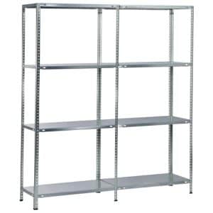 SCHULTE REGALWELT Schraubsystem-Grundregal mit Anbauregal