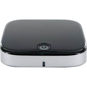 SCHWAIGER Lautsprecher Bluetooth Musik Empfänger+Sender schwarz